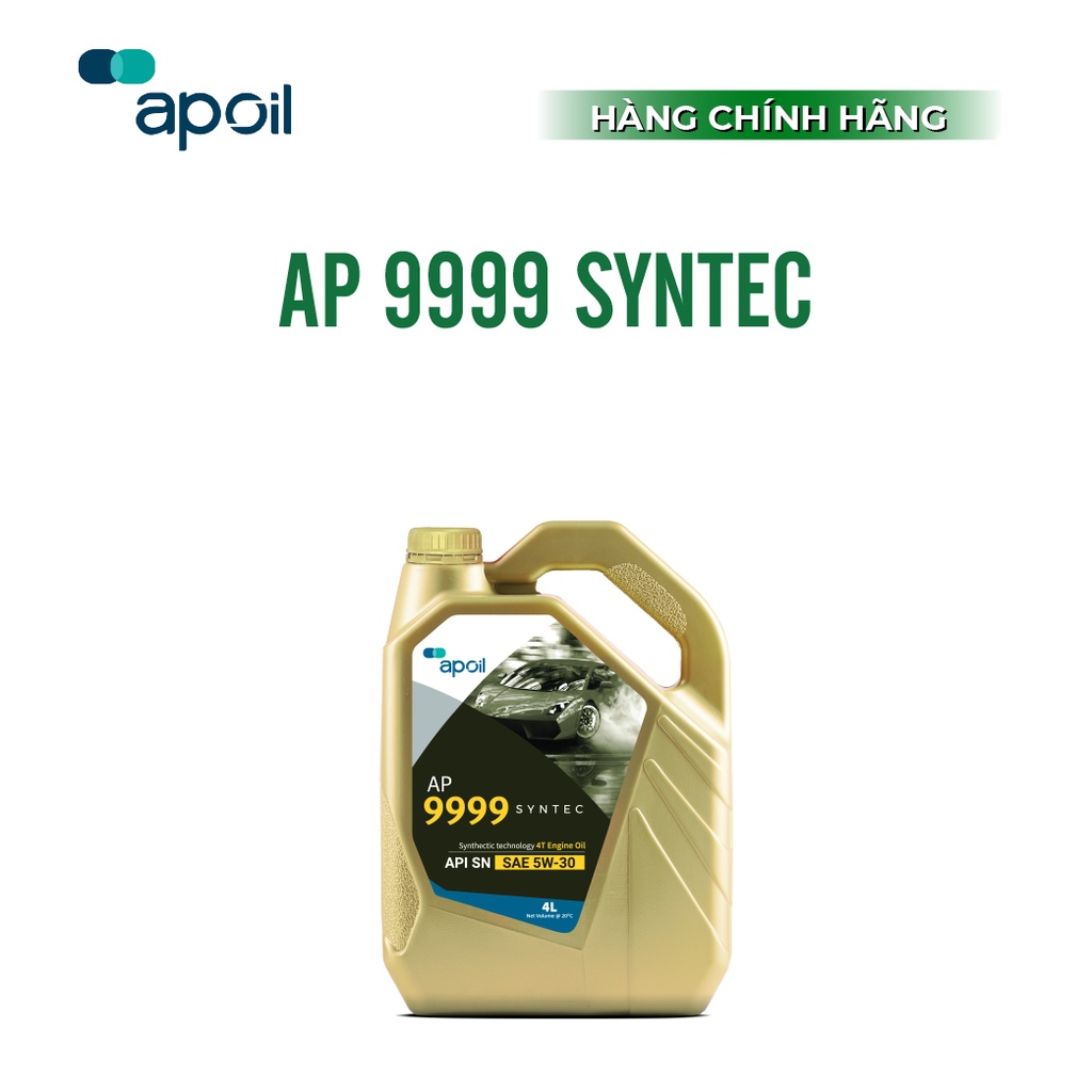 Dầu nhớt ô tô cao cấp AP OIL - AP 9999 SYNTEC 5W30 - Dung tích 4L/1L