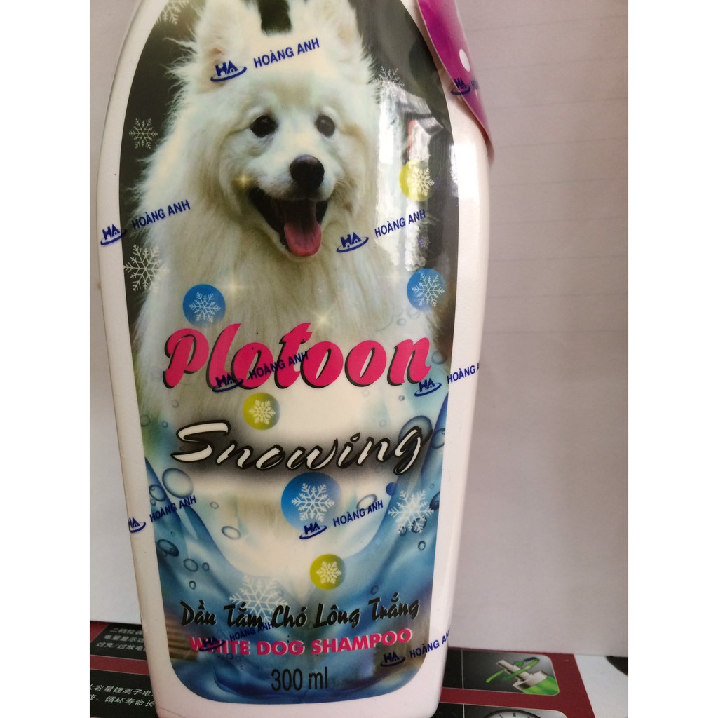 Sữa tắm chó lông trắng POTOON SNOWING