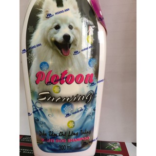 Sữa tắm chó lông trắng potoon snowing