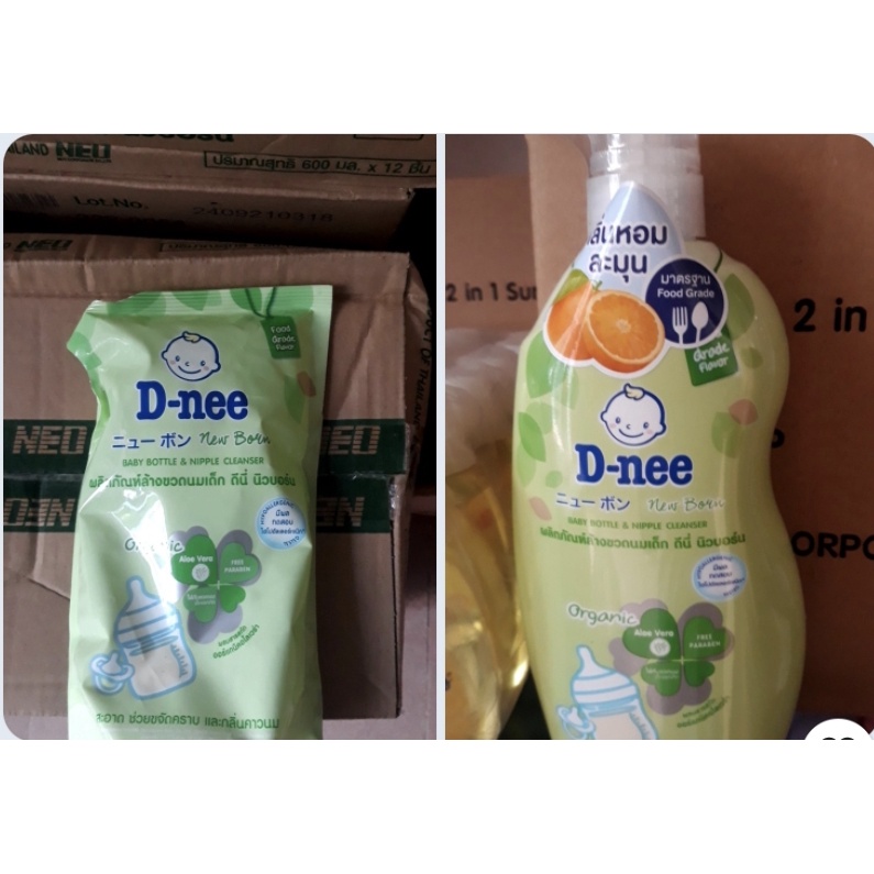 NƯỚC RỬA BÌNH SỮA DNEE ( TÚI 600ML/ CHAI 620ML)