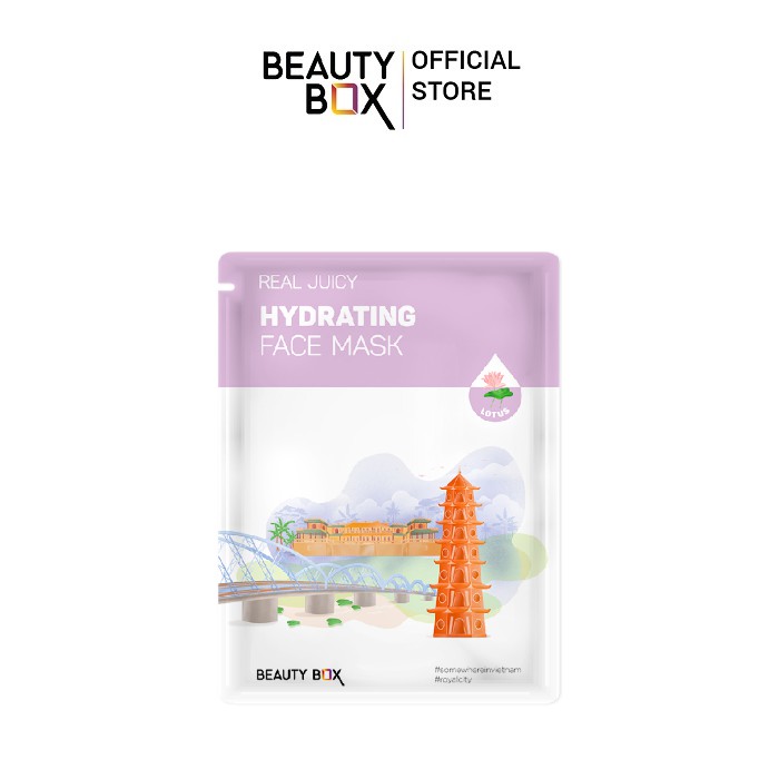 Combo 20 Miếng Mặt Nạ Beauty Box Real Juicy (Brightening-Pore Caring-Hydrating)