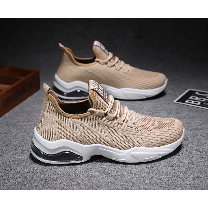 3 Đời Bán - Giày Sneaker Thể Thao Nam 20 Đen Vàng Cam - Bounty Sneakers