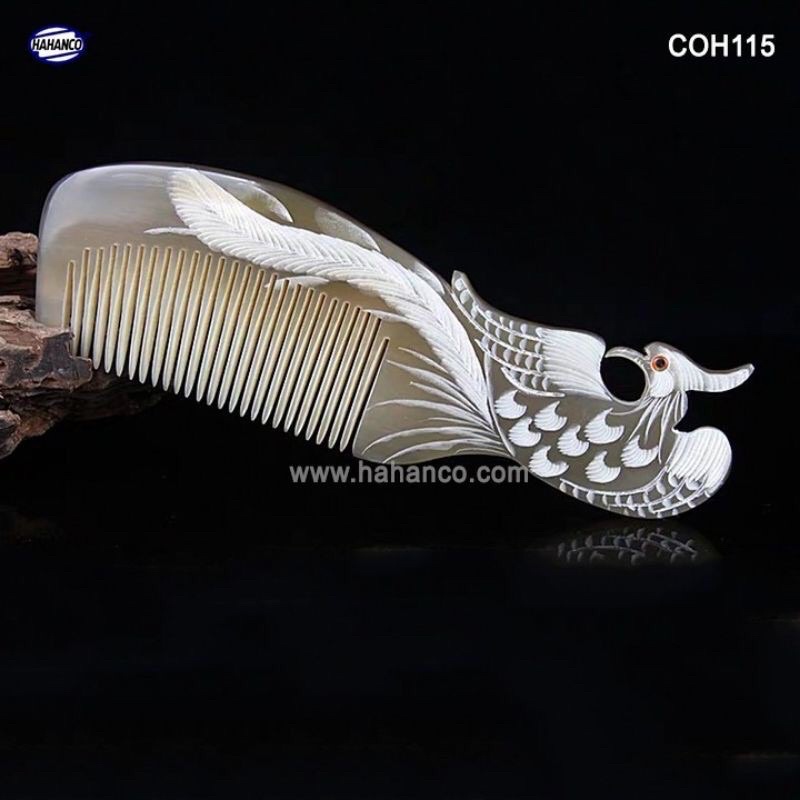 Lược Sừng chuôi phượng hoàng cao Cấp