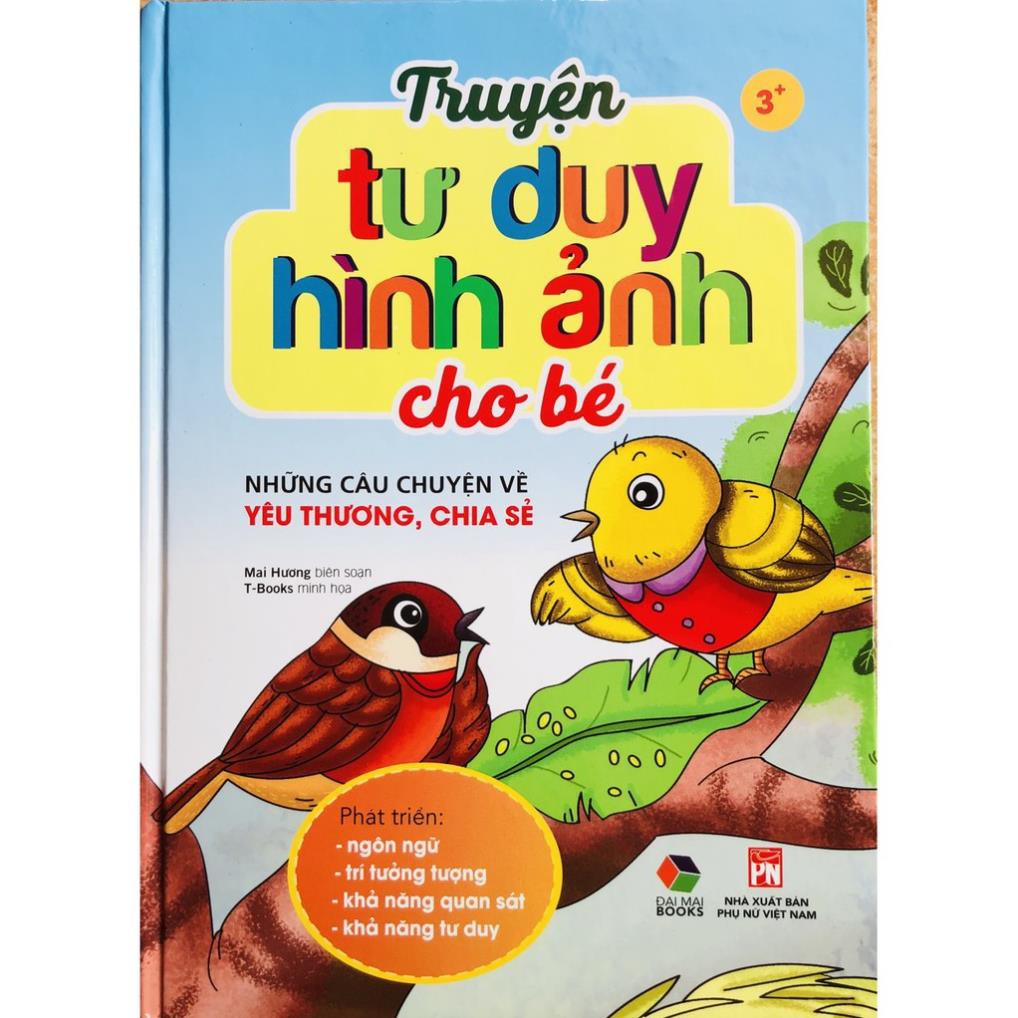 Sách - Combo Truyện Tư Duy Hình Ảnh Cho Bé: Sự Kiên Trì, Chăm Chỉ, Cẩn Thận, Yêu Thương, Chia Sẻ