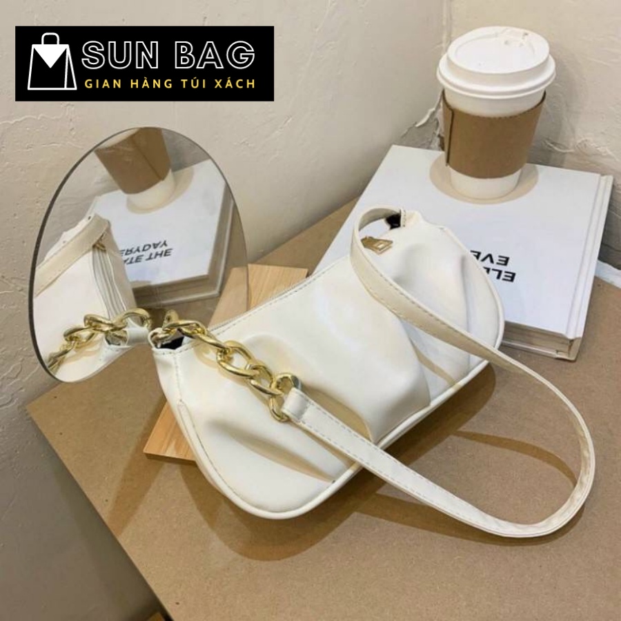 Túi xách nữ đeo chéo, đeo vai, kẹp nách đi chơi, đi học, da đẹp, thời trang cao cấp size 20cm SB116