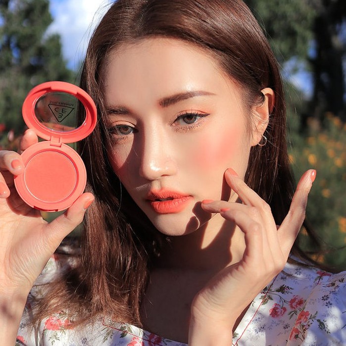 (AUTH) PHẤN MÁ HỒNG 3CE FACE BLUSH MOOD #FULL OF CHARM, #SOFT SALMON | BigBuy360 - bigbuy360.vn