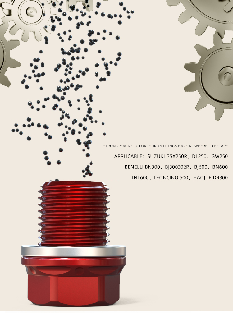 Bộ Ốc Vít Nam Châm Xả Dầu Dành Cho Xe Benelli Suzuki GSX250R Benelli BJ600