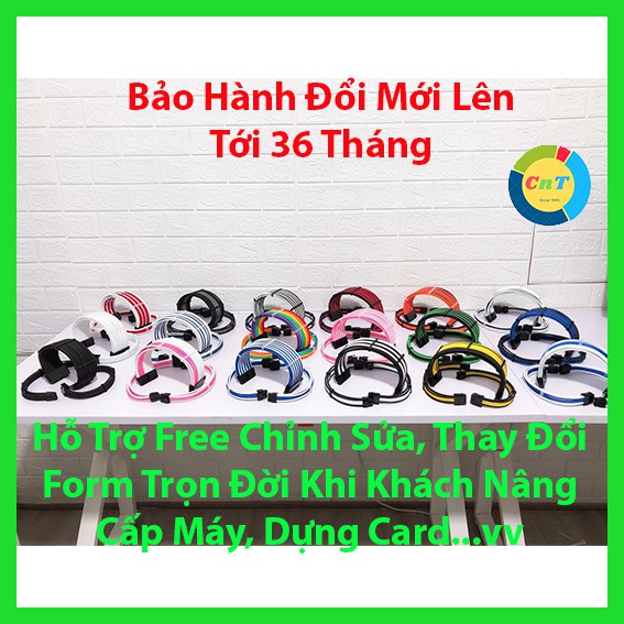 Dây nguồn bọc lưới nối dài 24Pin- 8Pin-6Pin 4Pin lõi 18AWG (mix màu theo yêu cầu) | BigBuy360 - bigbuy360.vn