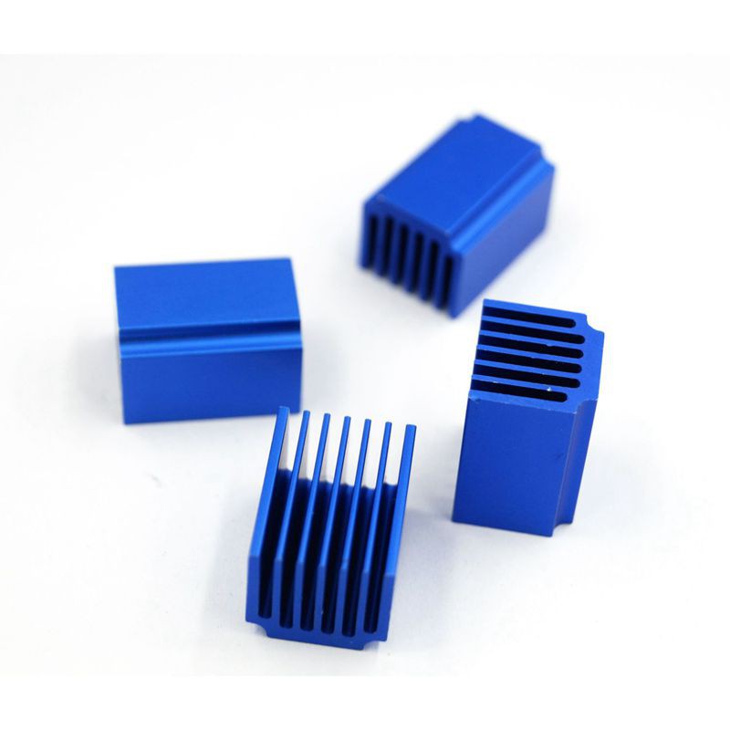 3D Printer Parts 4pcs Stepper Motor Driver Heat sinks Cooling Block Heatsink for TMC2100 8729 DRV8825 Drive Modules