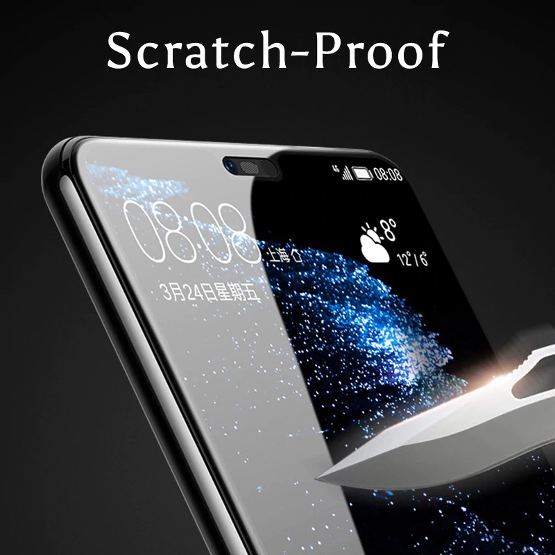 Miếng dán 5D Full màn cho Samsung Galaxy A6 Plus - Đen