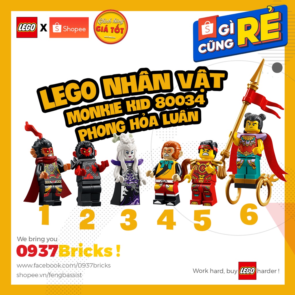 LEGO 80034 PHONG HỎA LUÂN CỦA NATRA CHIA LẺ 0937BRICKS