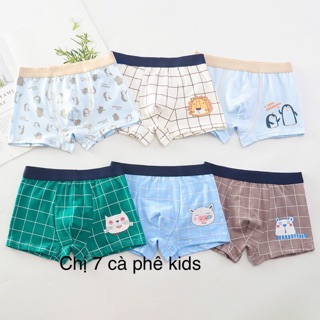 Set 6 quần sịp bé trai cao cấp đủ size