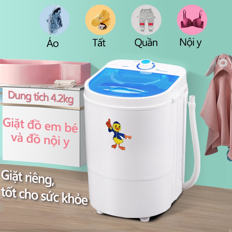 Máy giặt mini cao cấp Máy giặt vắt quần áo gia dụng mini Giá rẻ đặc biệt phù hợp dành cho học sinh sinh viên