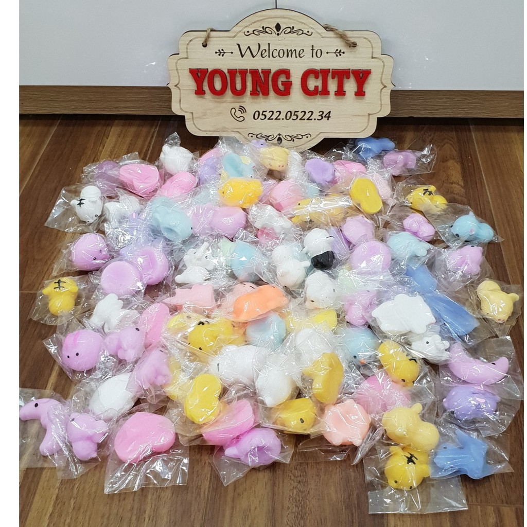 Đồ Chơi Squishy Mochi Hình Thú Cực Dễ Thương Siêu Mềm Siêu Mịn Youngcityshop