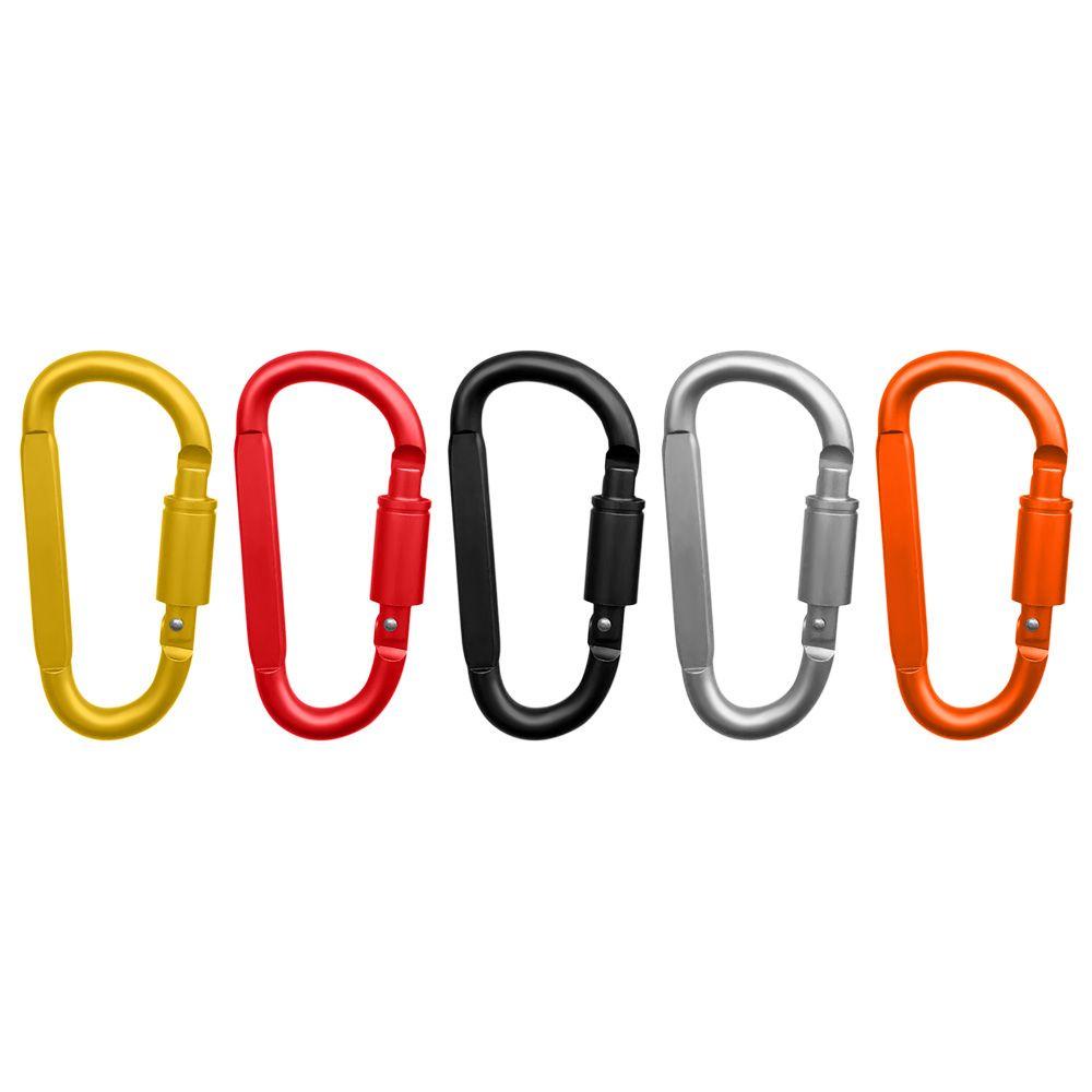 Set 3 Móc Khóa Leo Núi Bằng Hợp Kim Màu Đen Chất Lượng Cao