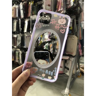Iphone 11 pro max - ốp lưng nhựa kèm gương soi cực đẹp