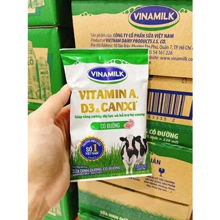 Sữa dinh dưỡng Vinamilk có đường - Bịch 220ml