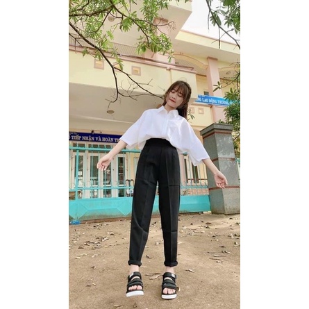 Quần Tây Siêu Cao Lưng thun