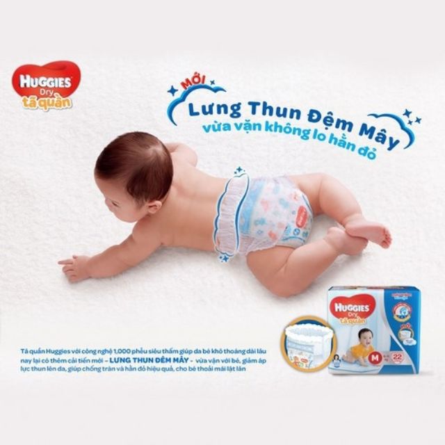 Tã quần Huggies Dry size L 68 miếng