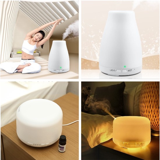 [FREESHIP] MÁY PHUN SƯƠNG, TẠO ẨM LED NHIỀU MÀU