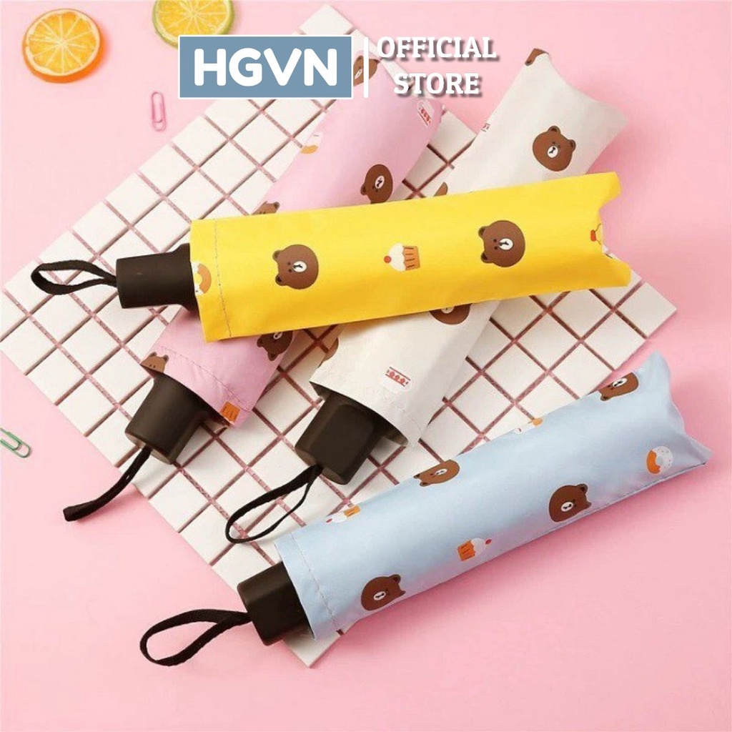 Ô Gấp Gọn Hình Gấu BROWN Siêu Xinh