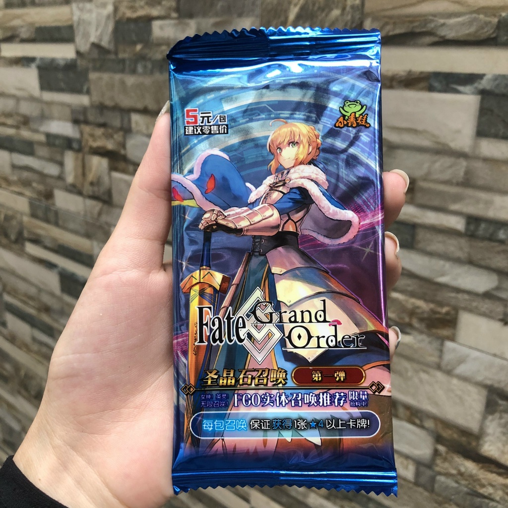 Set 5 ảnh thẻ game FGO FATE GO GRAND ORDER anime chibi card nhân phẩm gacha sưu tầm bo góc