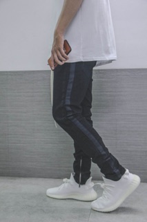 M5 track denim all black