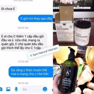 [Sam Natural] Ủ tóc Sinh Khương