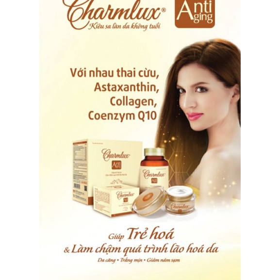 Charmlux nhau thai cừu tươi