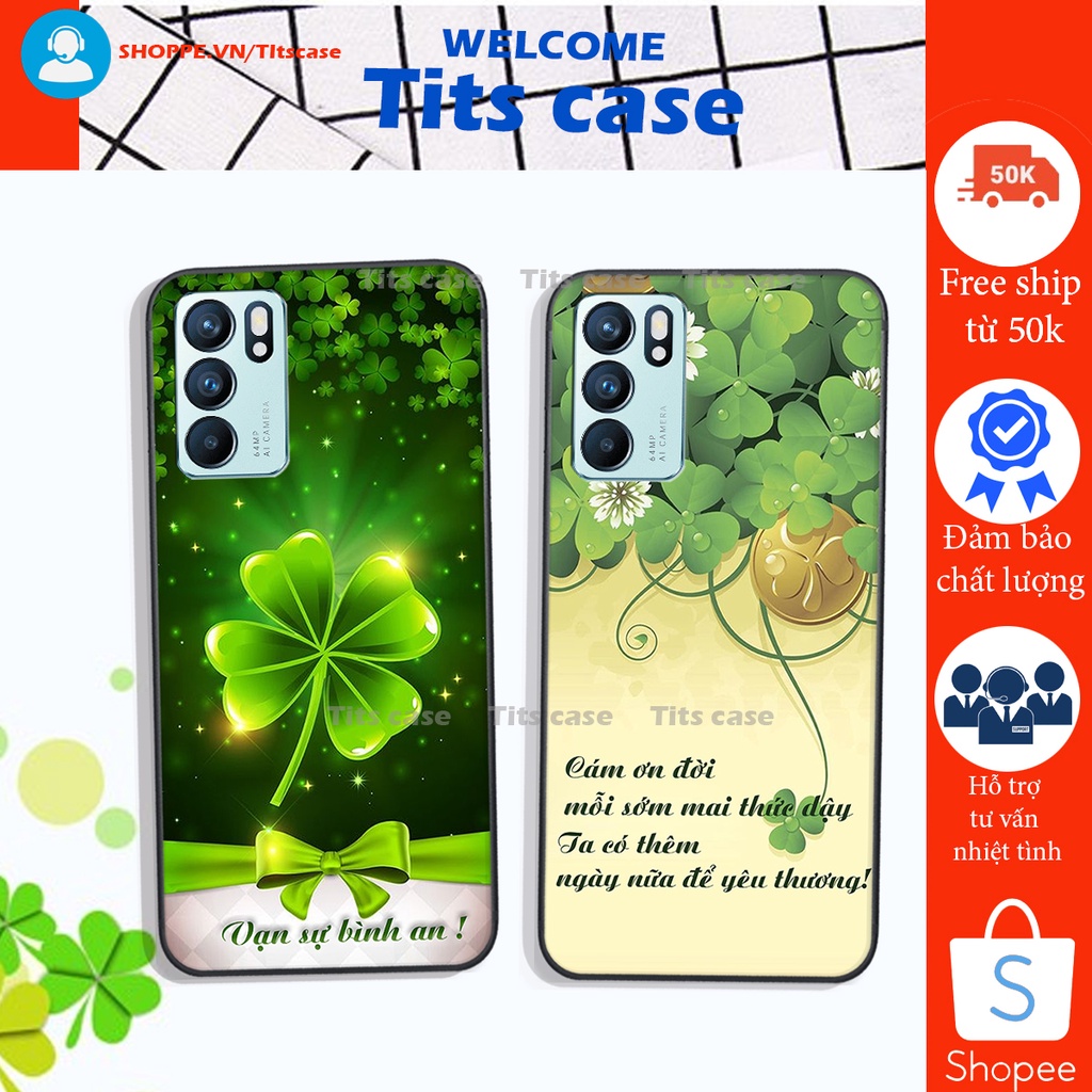 Ốp lưng  Oppo RENO 6 5G in hình thiên nga,hoa may mắn, đặc sắc ĐỘC - LẠ - BỀN