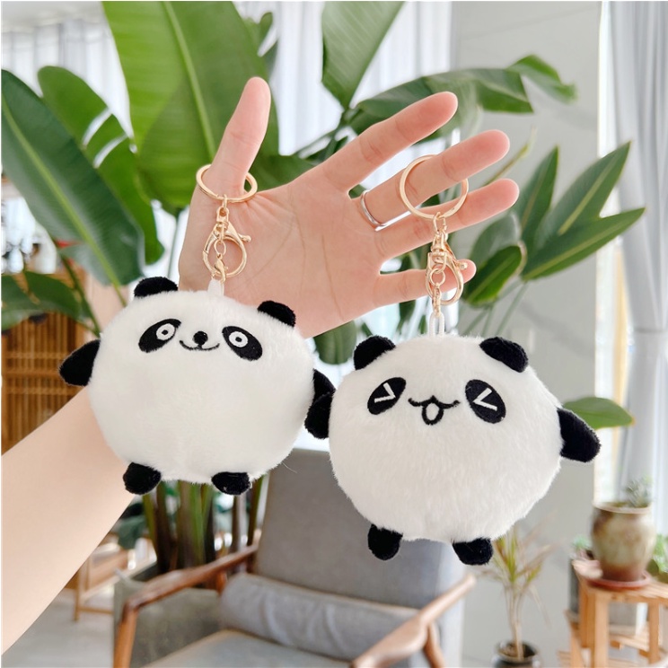 Móc khóa gấu bông hình Totoro, Gấu trúc treo balo cute xinh xỉu trang trí túi xách dễ thương -Quà tặng sinh nhật đẹp rẻ