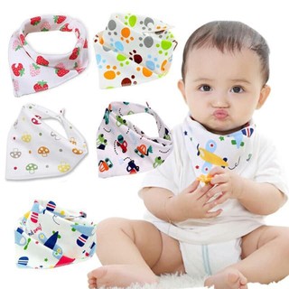 Sét 10 yếm quàng cổ 2 lớp cotton cho bé cực yêu
