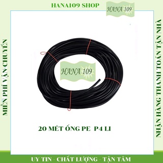 20 MÉT DÂY 4LY ĐEN DỦNG CHO TƯỚI NHỎ GIỌT, TƯỚI GỐC, TƯỚI TIA.