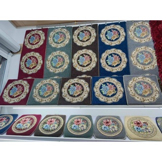 Bộ đệm ghế gỗ, thảm trải ghế Hoàng gia hàng đẹp TG03