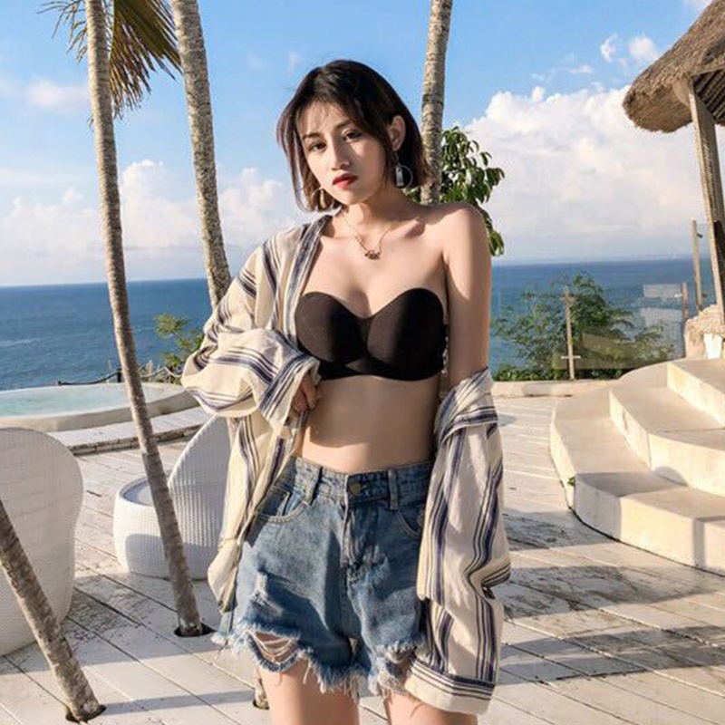 Áo Ngực Không Dây Thiết Kế Đơn Giản Thoải Mái Có Thể Điều Chỉnh Thời Trang Cho Nữ