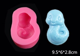 Khuôn silicon 4D 12 con giáp lẻ từng con