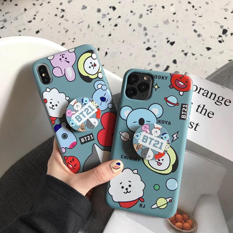 ỐP LƯNG BT21 & POPSOCKET