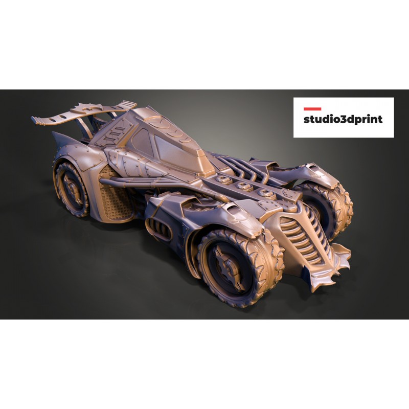 File in 3D Batmobile