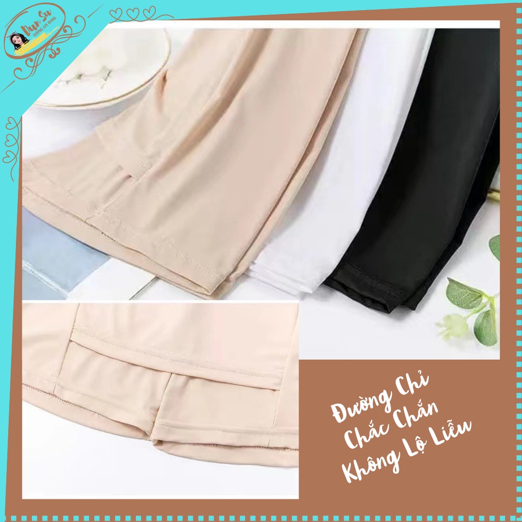 Bộ Quần Bảo Hộ Nữ Mặc Váy Size L, XL Chất Thun Lạnh Thoáng Mát Co Dãn 4 Chiều Tôn Dáng Vòng 1 DunSu