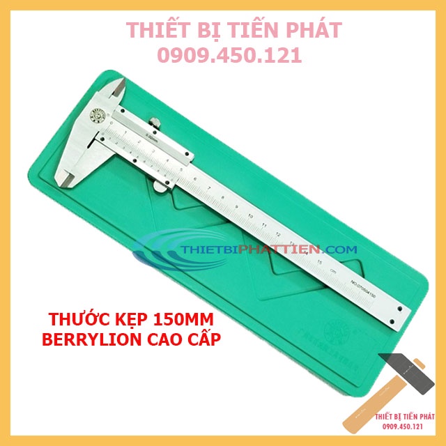 Thước Kẹp 150mm BERRYLION Cao Cấp Dung Sai 0.02mm (Chính Hãng)