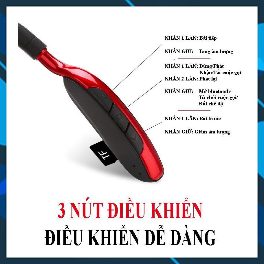 [SIÊU PHẨM 2019] Tai Nghe Bluetooth ST-K168 Chính Hãng Kiểu Dáng Thể Thao, Tích Hợp Chế Độ Nghe Gọi Rảnh Tay Cực Đỉnh