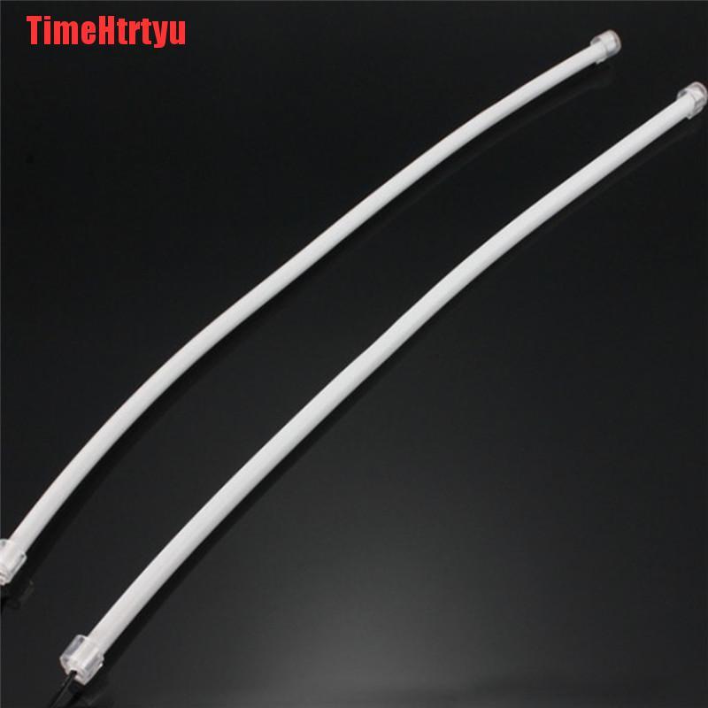 TimeHtrtyu 30CM DRL Flexible LED Tube Strip Daytime Running Lights Car Parking Lamps