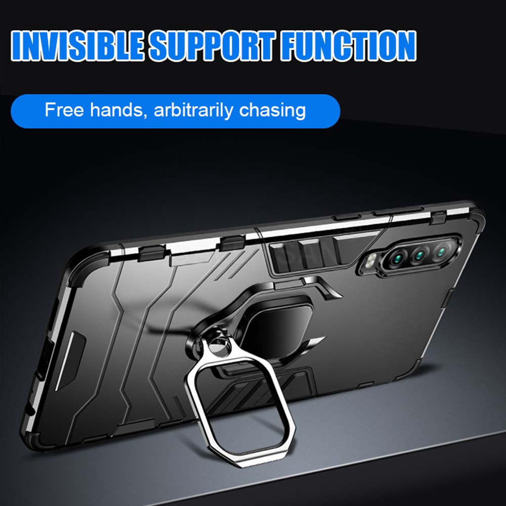 Ốp điện thoại TPU + PC chống sốc có giá đỡ thời trang cho Samsung Galaxy J4 J4+ J6 J6+ 2018 J4 Core J6 Prime