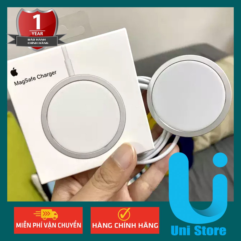 Đế Sạc Không Dây Magsafe 15W Cao Cấp Hỗ Trợ Sạc Nhanh Cho iPhone 8 IPX 11 và 12 Pro, Xs, Xsmax - BẢO HÀNH ĐỔI MỚI