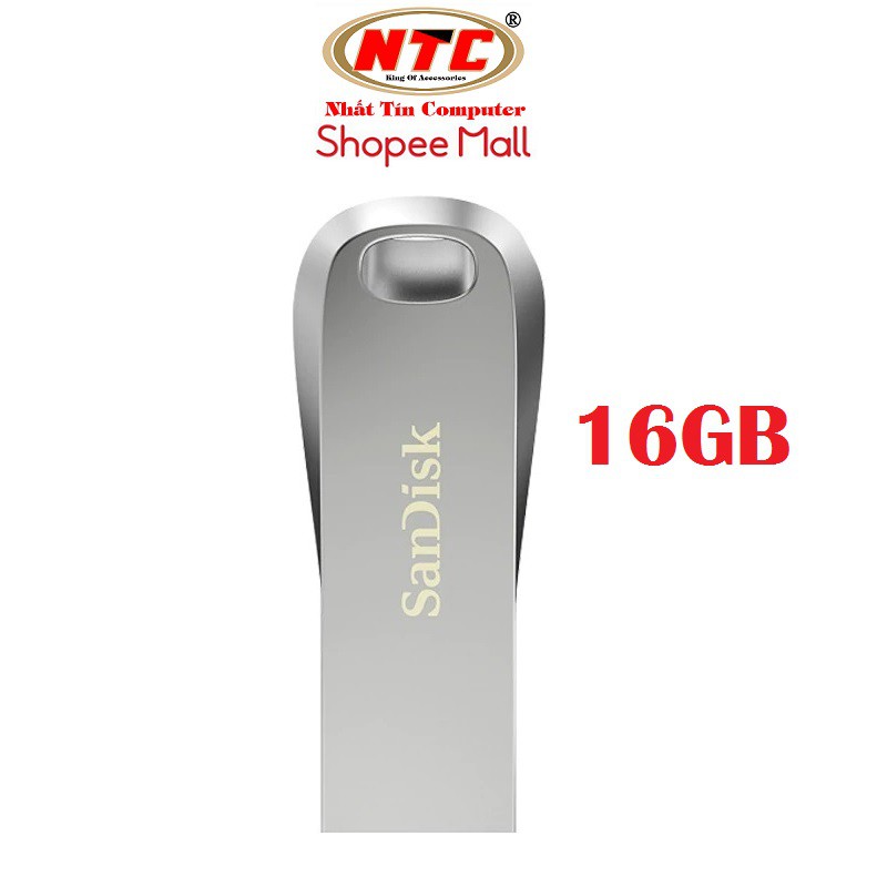 USB 3.1 SanDisk Ultra Luxe CZ74 16GB 150MB/s (Bạc) - Hàng chính hãng