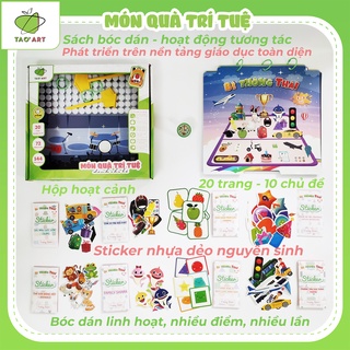 Đồ Chơi Thông Minh Cho Bé 1-3 Tuổi - Học Liệu Bóc Dán Montessori - Sách Bóc Dán Cho Bé Phát Triển Tư Duy Tại Taoart.edu