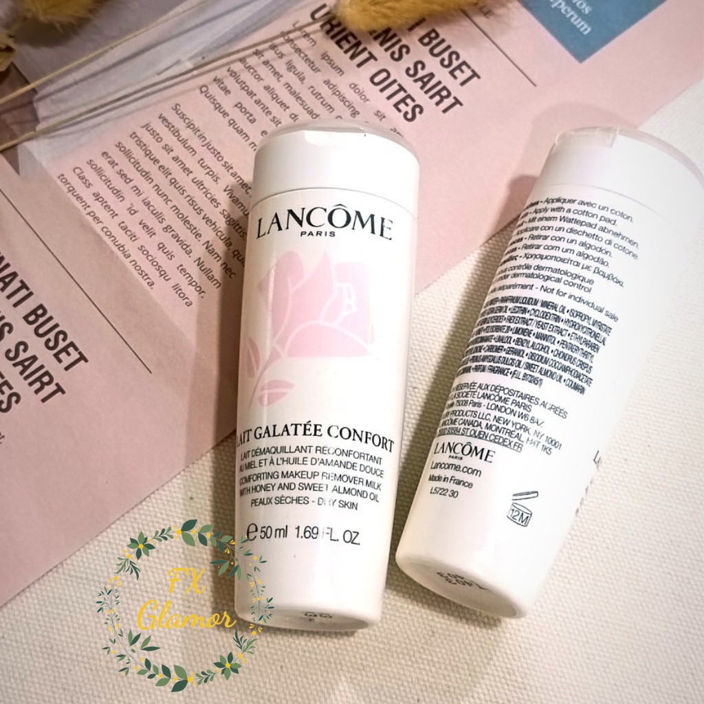 Tẩy trang LANCOME - Tẩy trang dạng sữa Lait Galate Confort Comforting makeup remover  milk 50ml | BigBuy360 - bigbuy360.vn