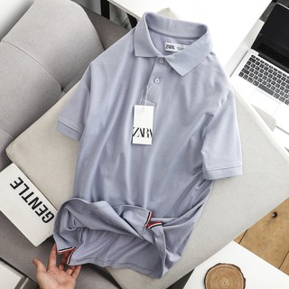 Áo thun có cổ POLO ZARA BASIC MAN 2021