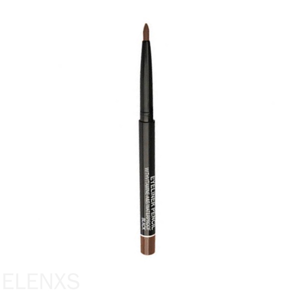 [Hàng mới về] Chì Kẻ Mắt Vitamin A / E Màu Đen / Nâu Chống Thấm Nước Không Lem Dễ Sử Dụng Cho Người Mới Bắt Đầu