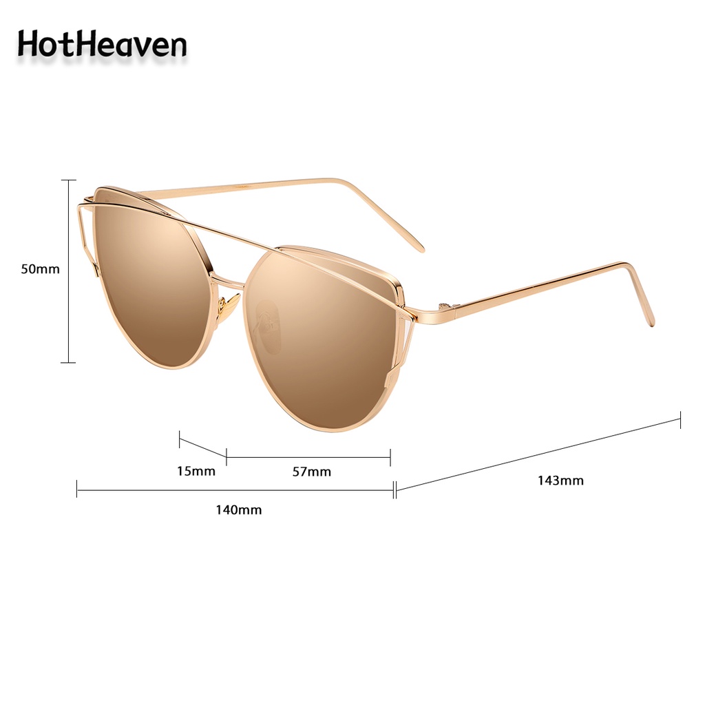 Kính Mát Mắt Mèo Chống Tia UV400 Thời Trang 17 Kiểu